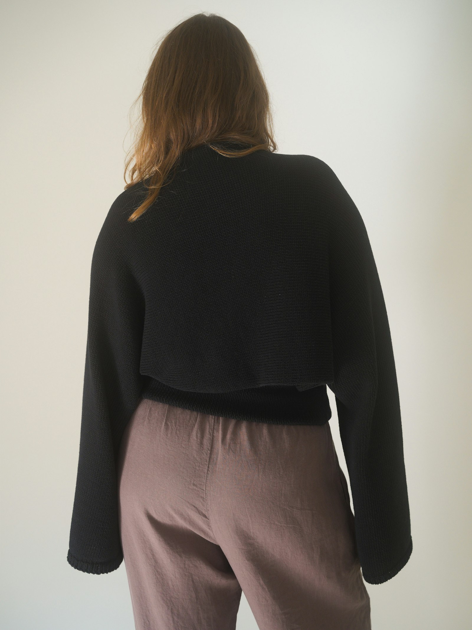 Knitted Shrug Black