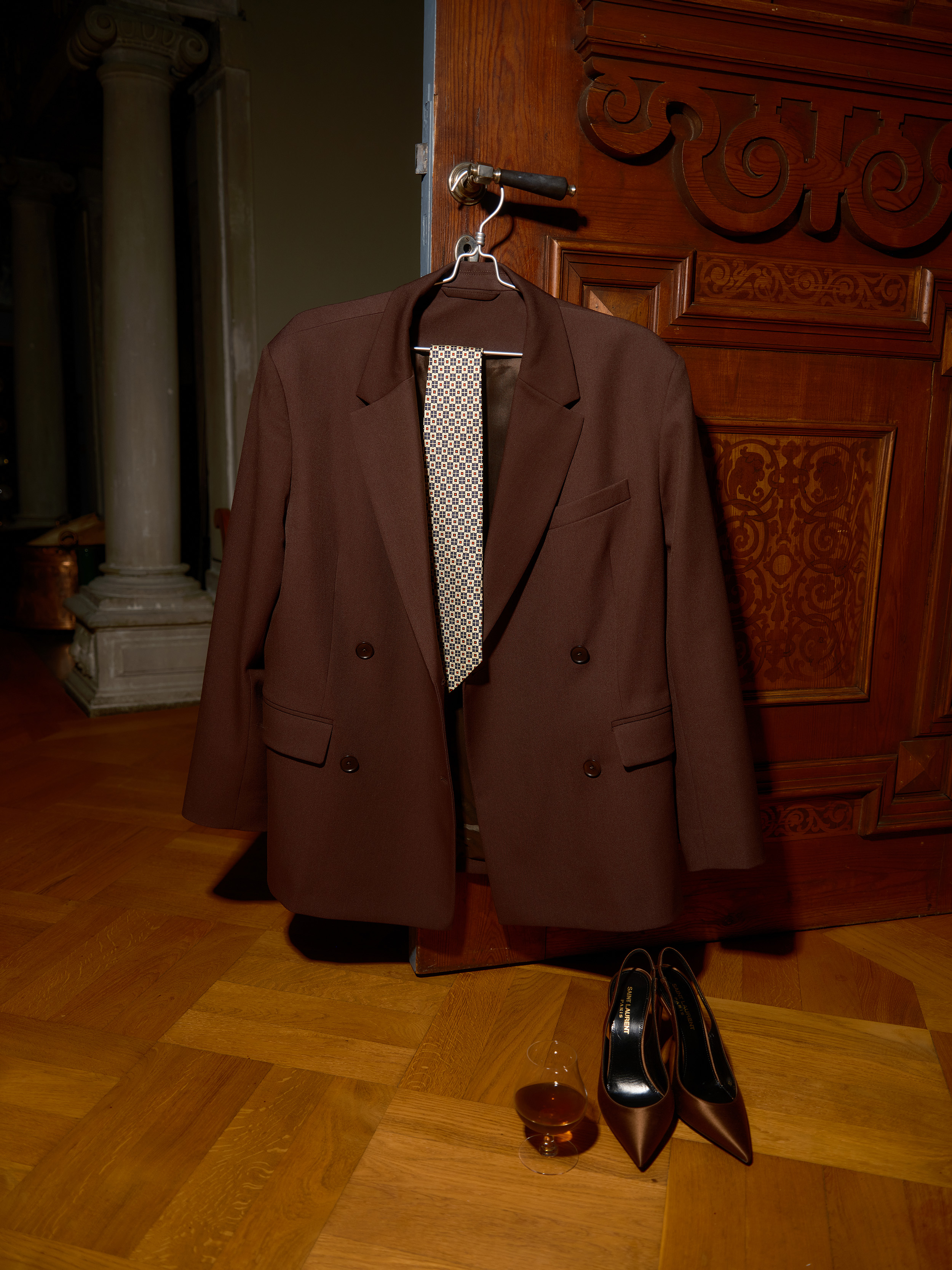 Essential Blazer Brown - Brown | Djerf Avenue
