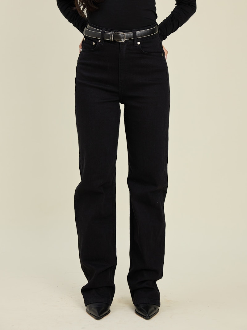 Straight Jeans Midnight Black