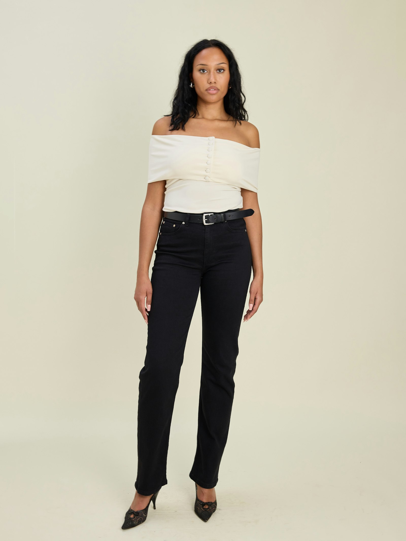 Straight Jeans Midnight Black