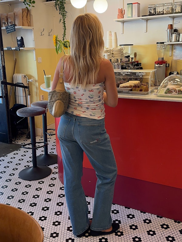 Straight Jeans Mid Blue
