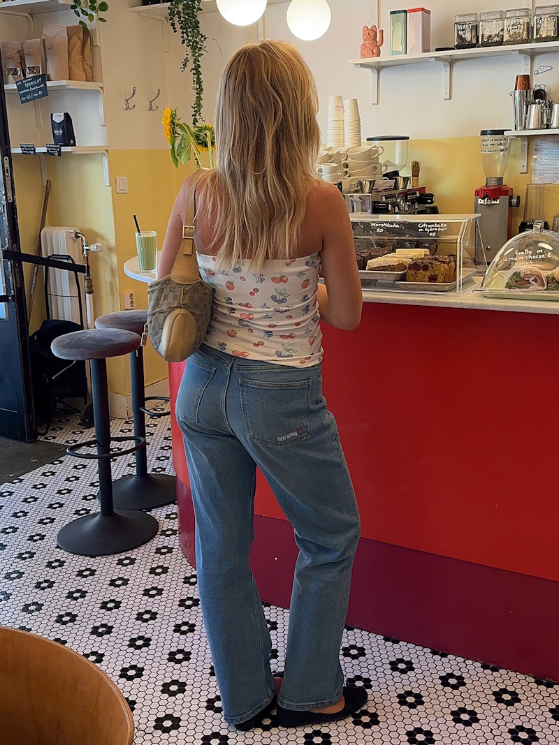 Straight Jeans Mid Blue