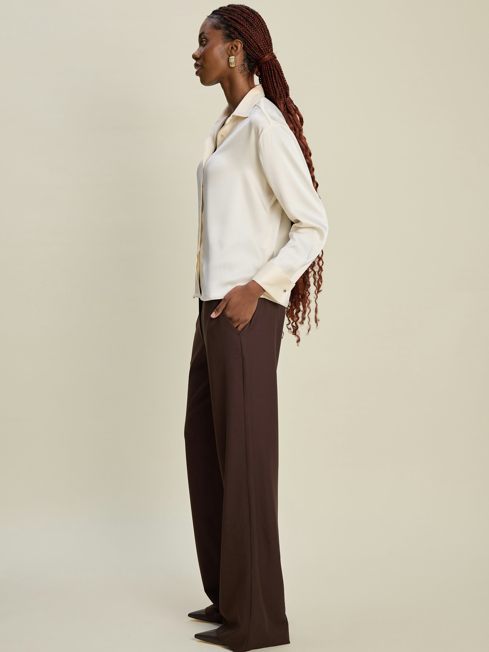 Everyday Pants Tall Brown