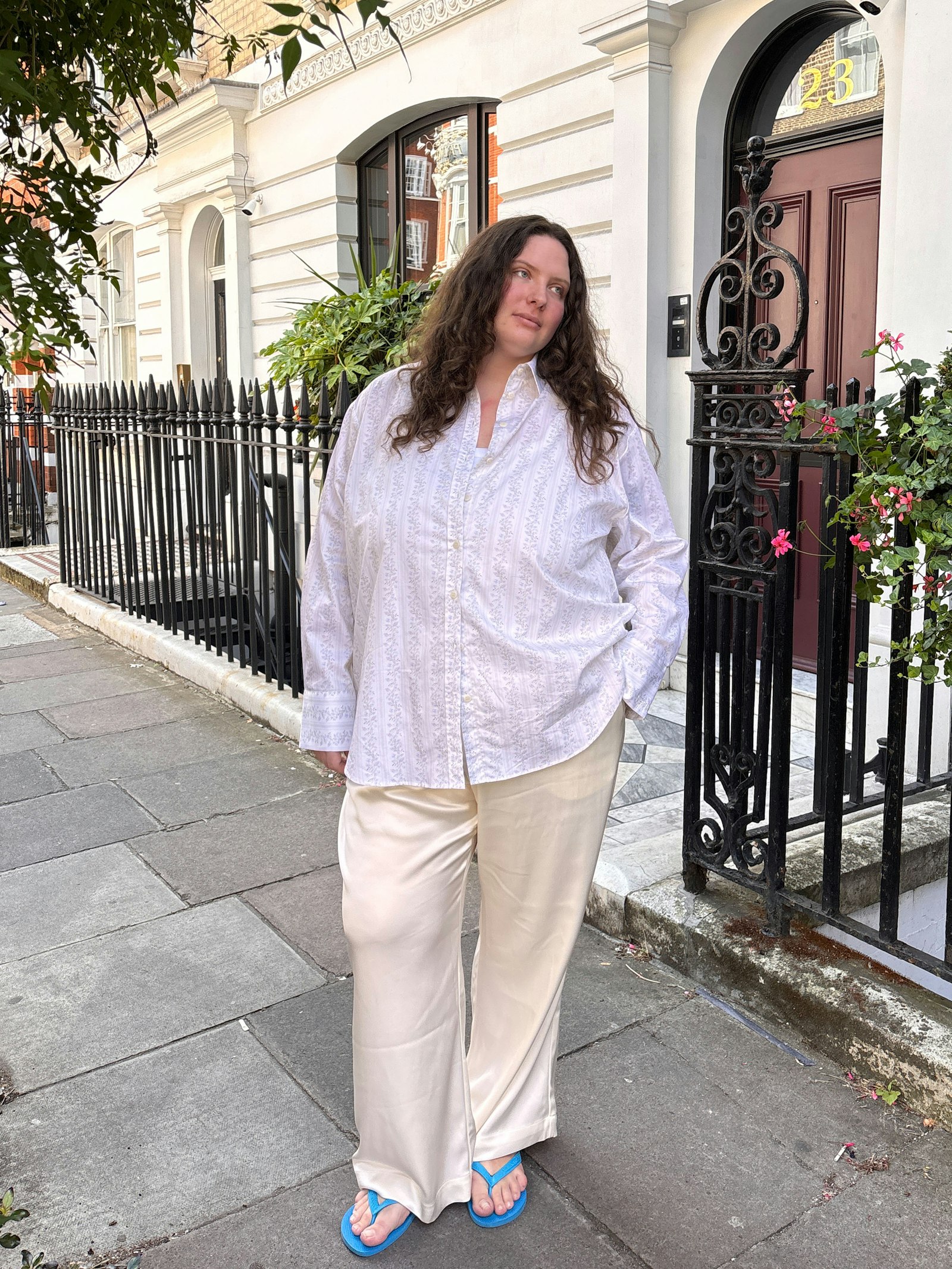 Poplin Classic Shirt Lilac Dreams