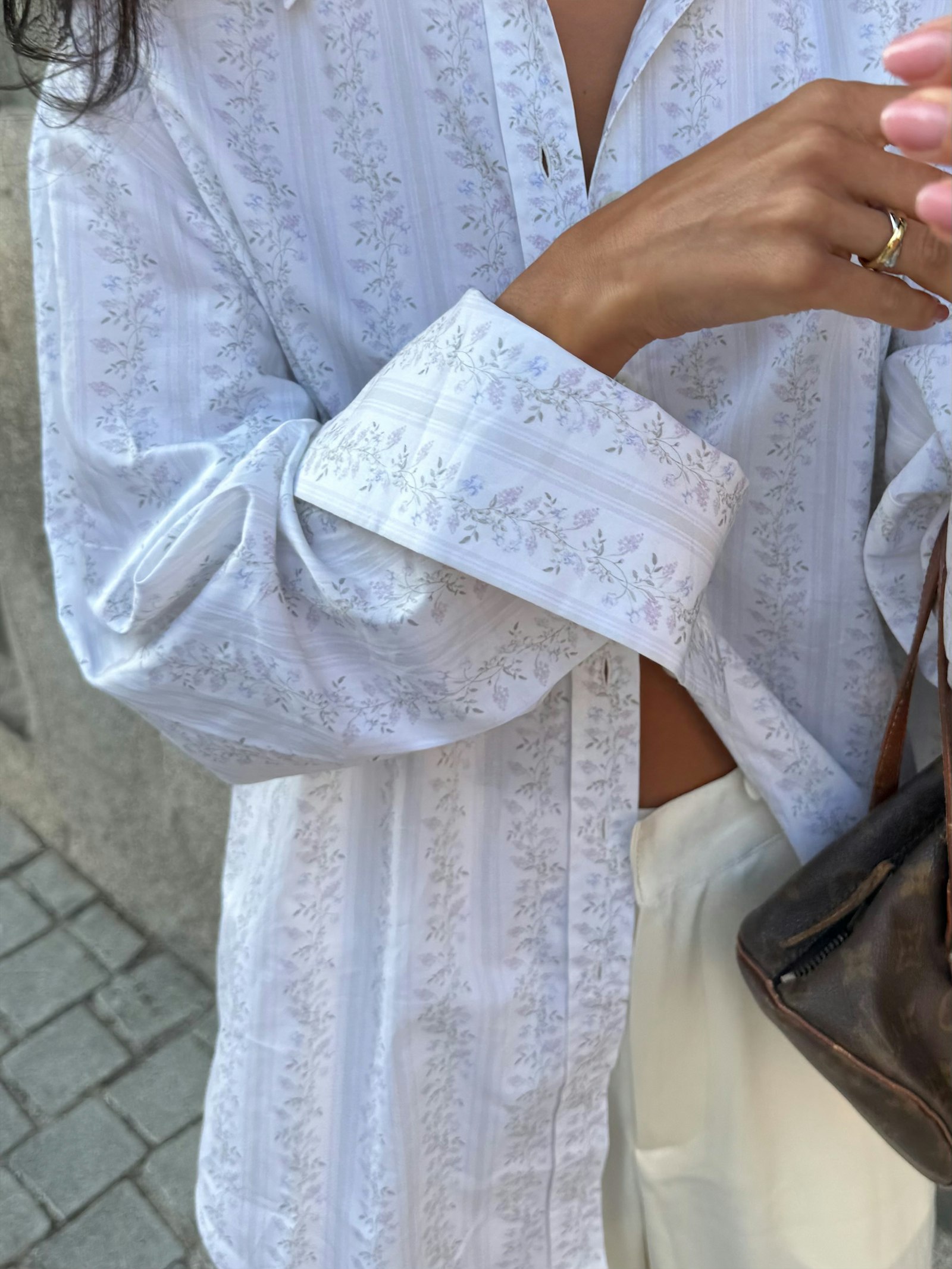 Poplin Classic Shirt Lilac Dreams