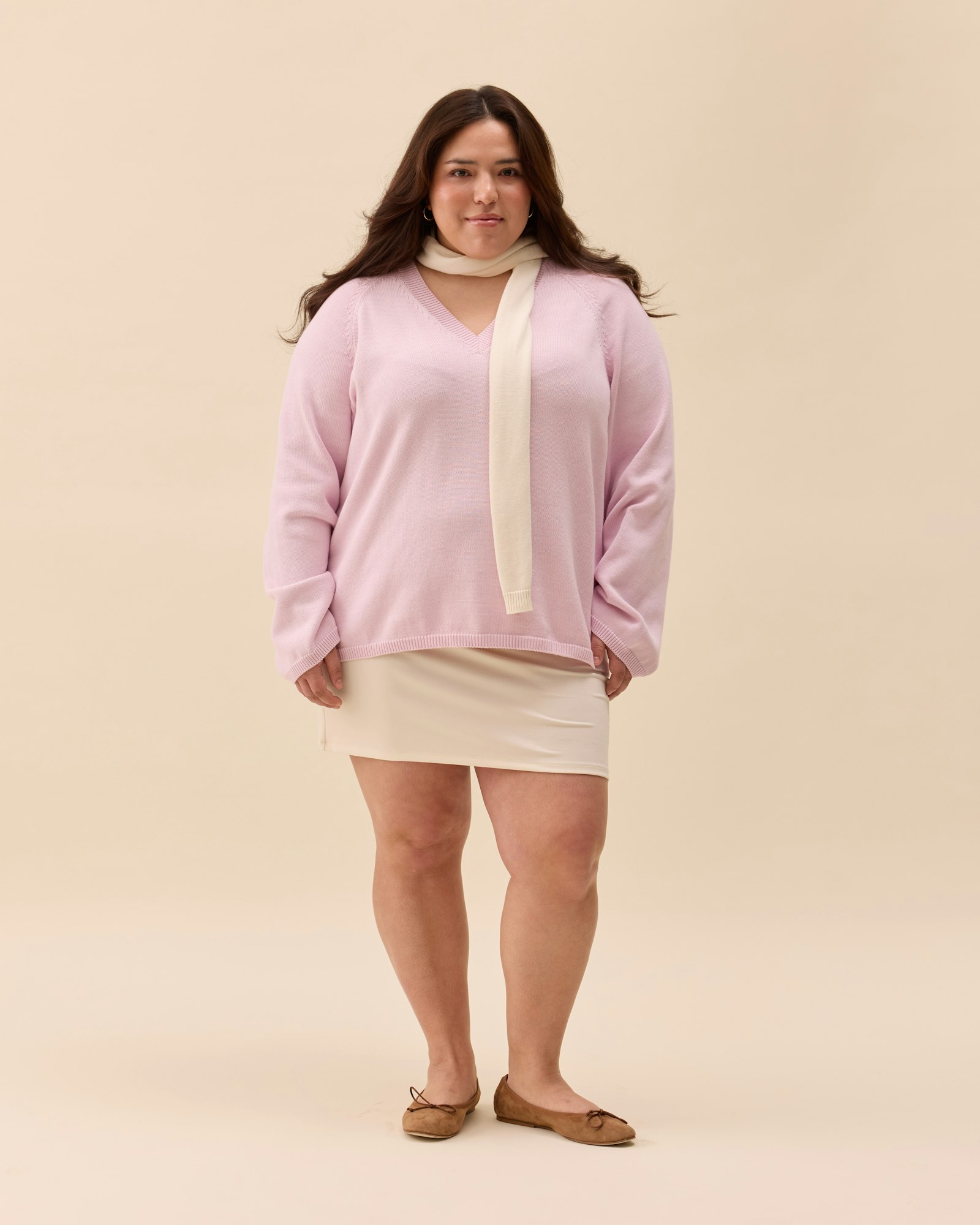 V-neck Sweater Lilac