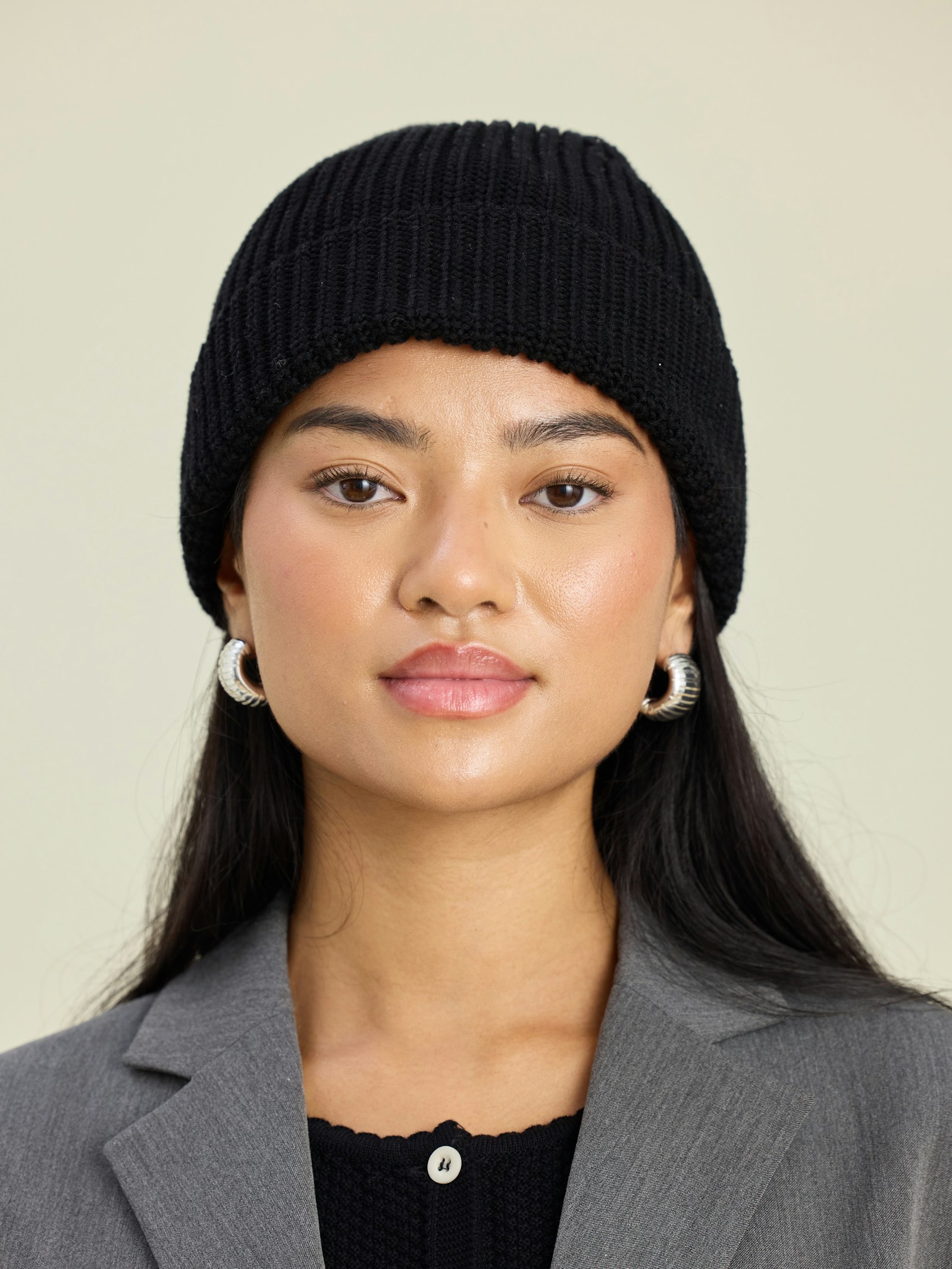 Knitted Beanie Black