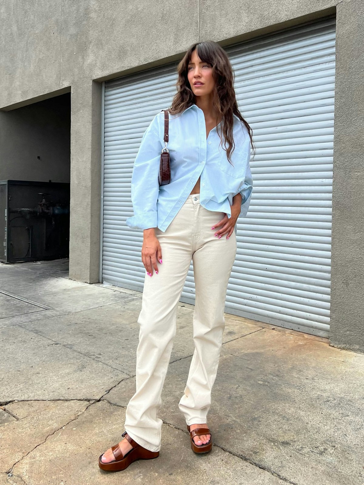 Straight Jeans Cream - Tall