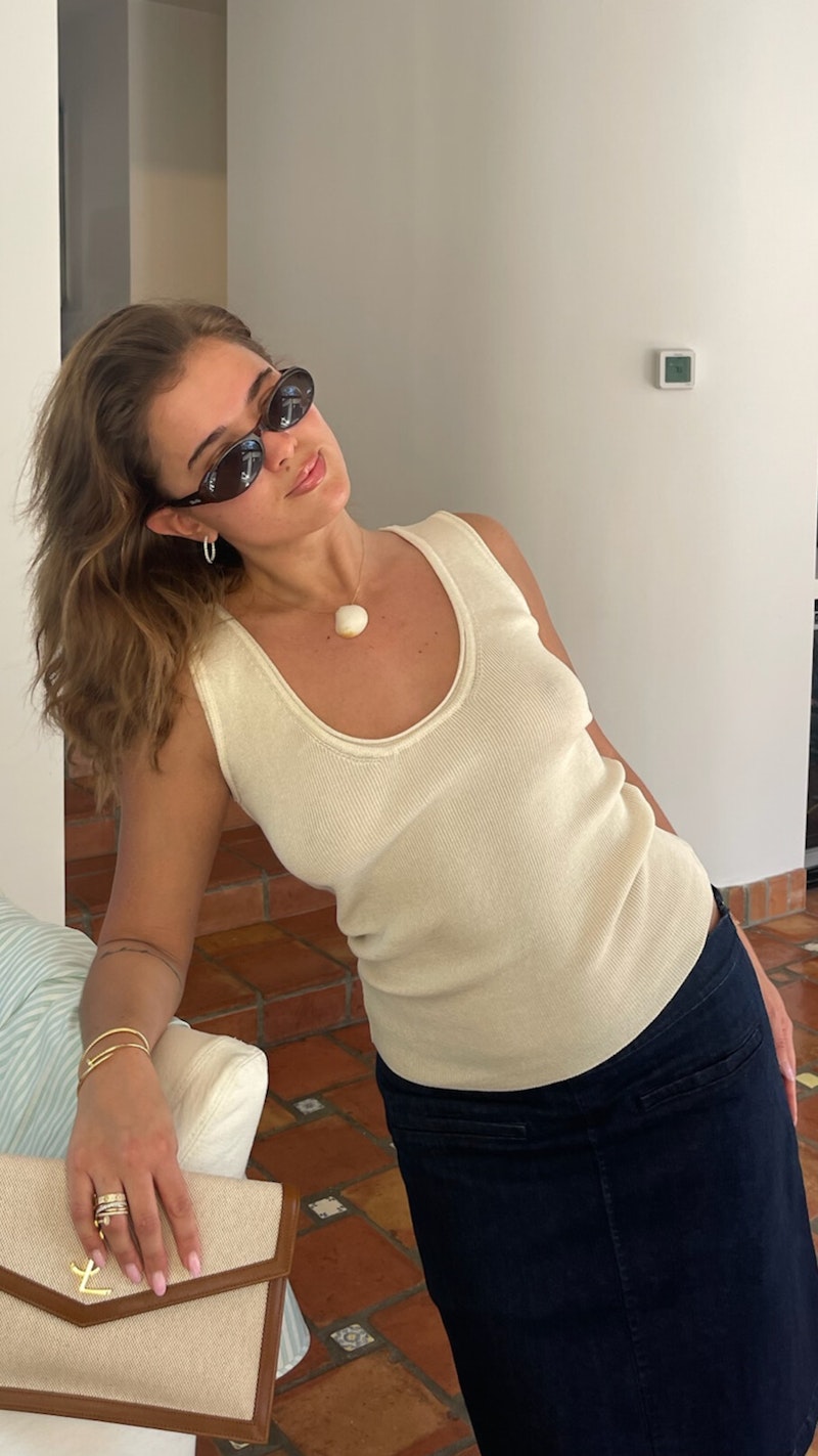 Knitted Tank Top Ivory