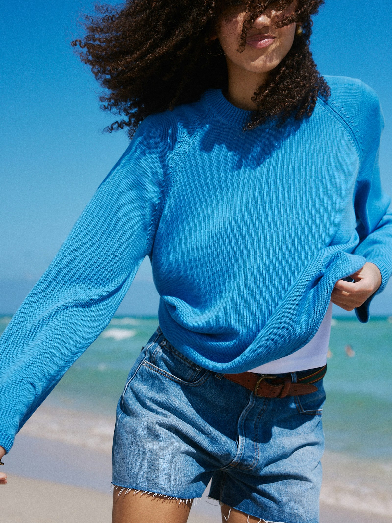 Roundneck Sweater Sky Blue