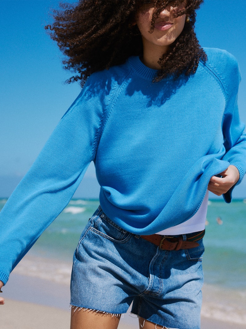 Roundneck Sweater Sky Blue