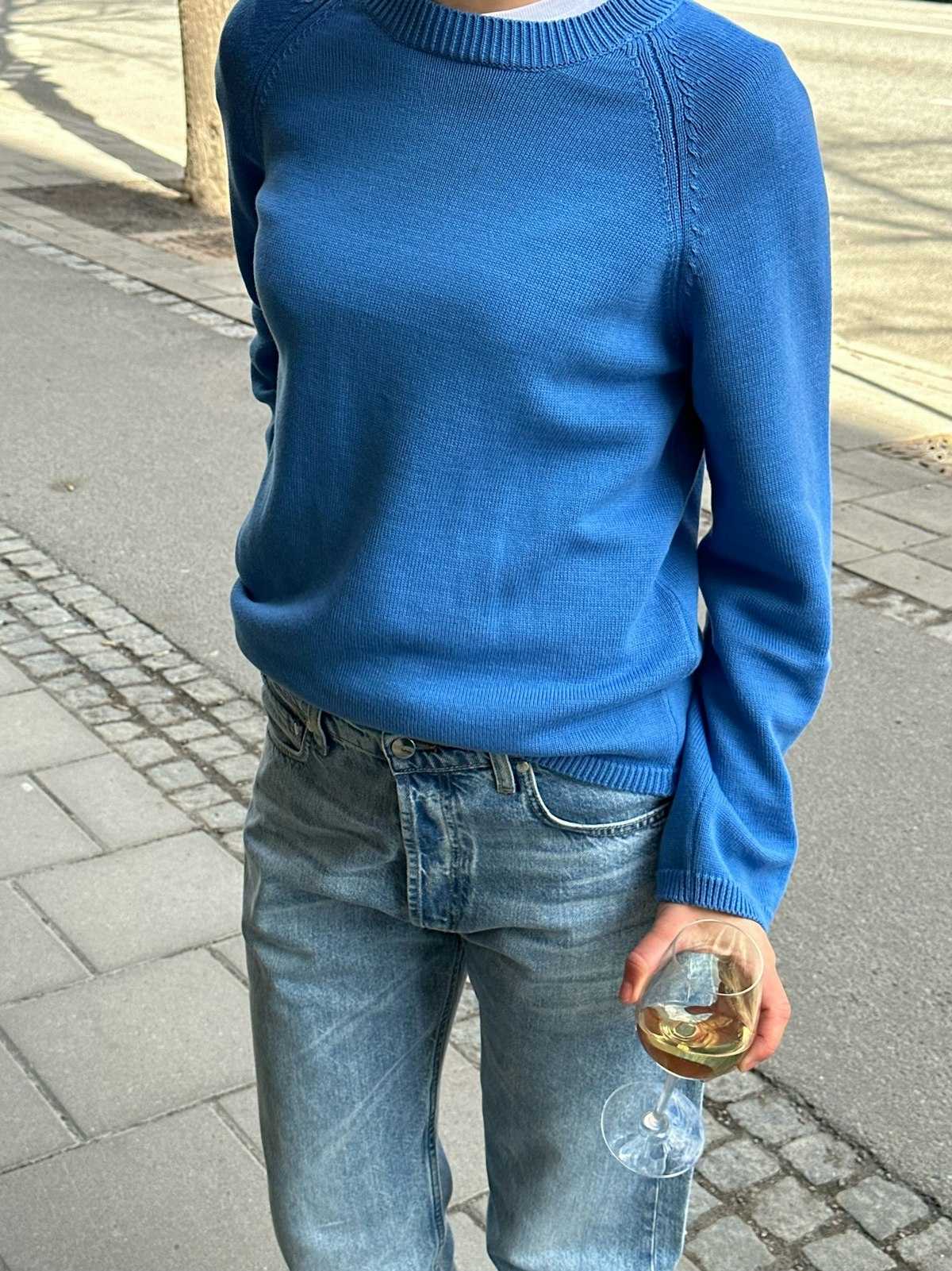 Roundneck Sweater Sky Blue