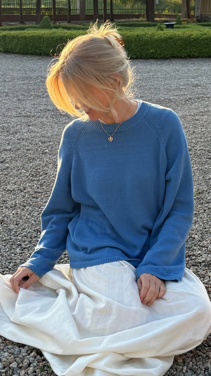 Roundneck Sweater Sky Blue
