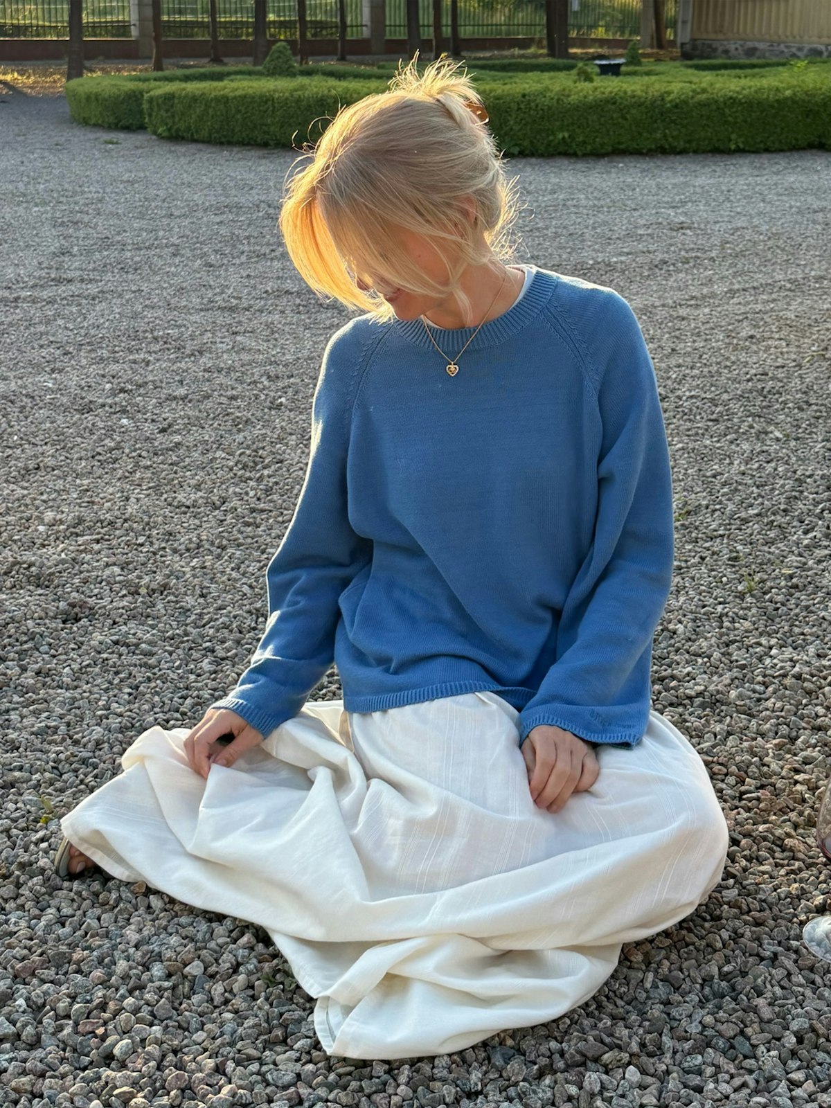 Roundneck Sweater Sky Blue