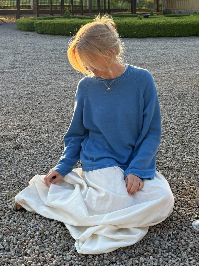 Roundneck Sweater Sky Blue