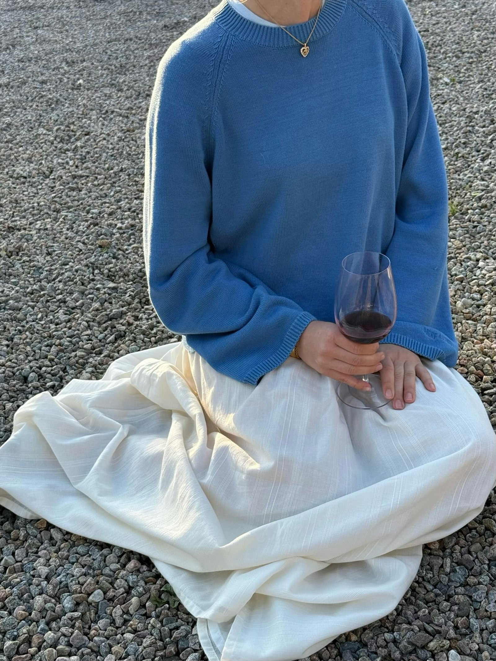 Roundneck Sweater Sky Blue