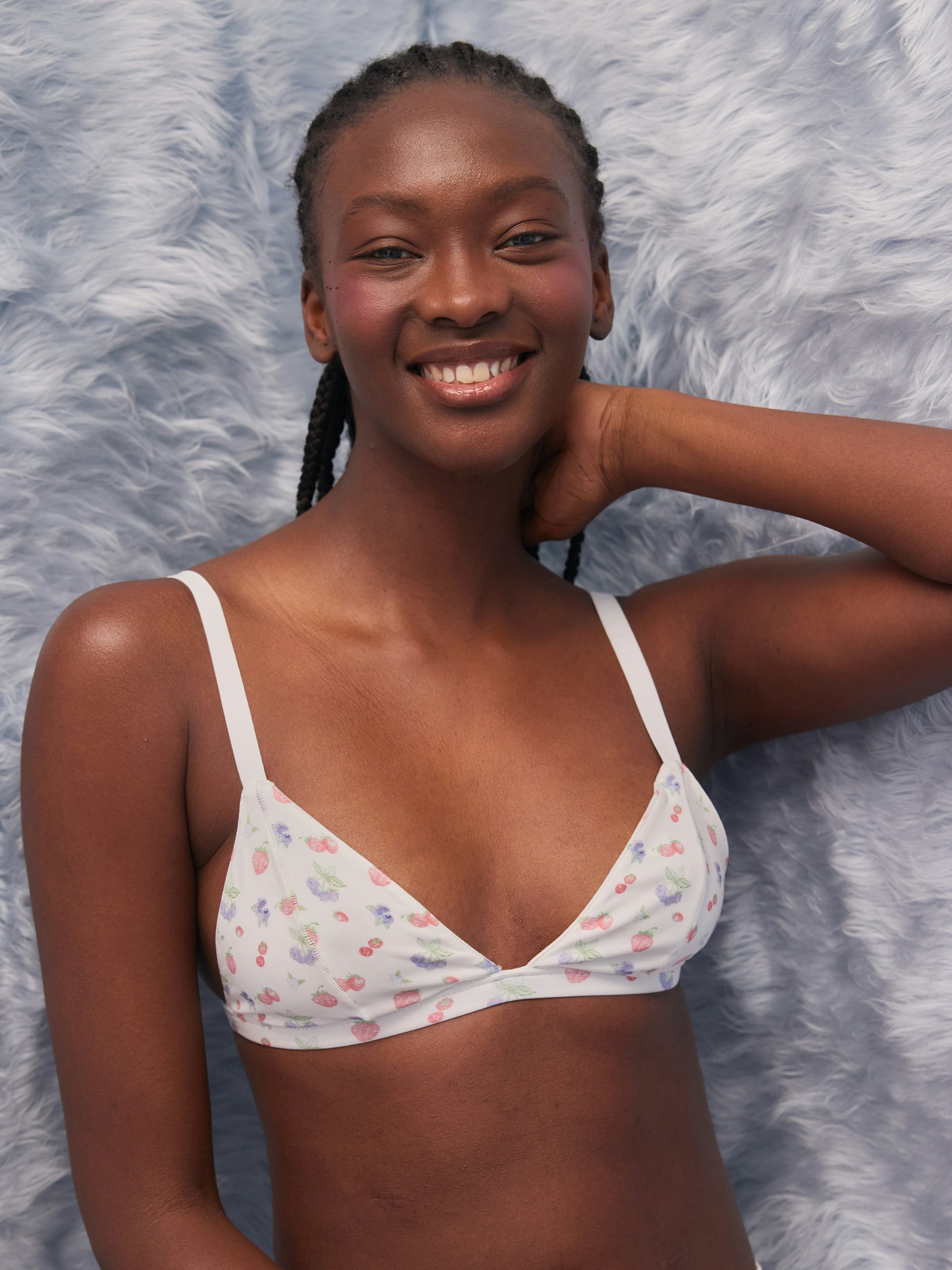 Go Close Triangle Bralette Summer Berries