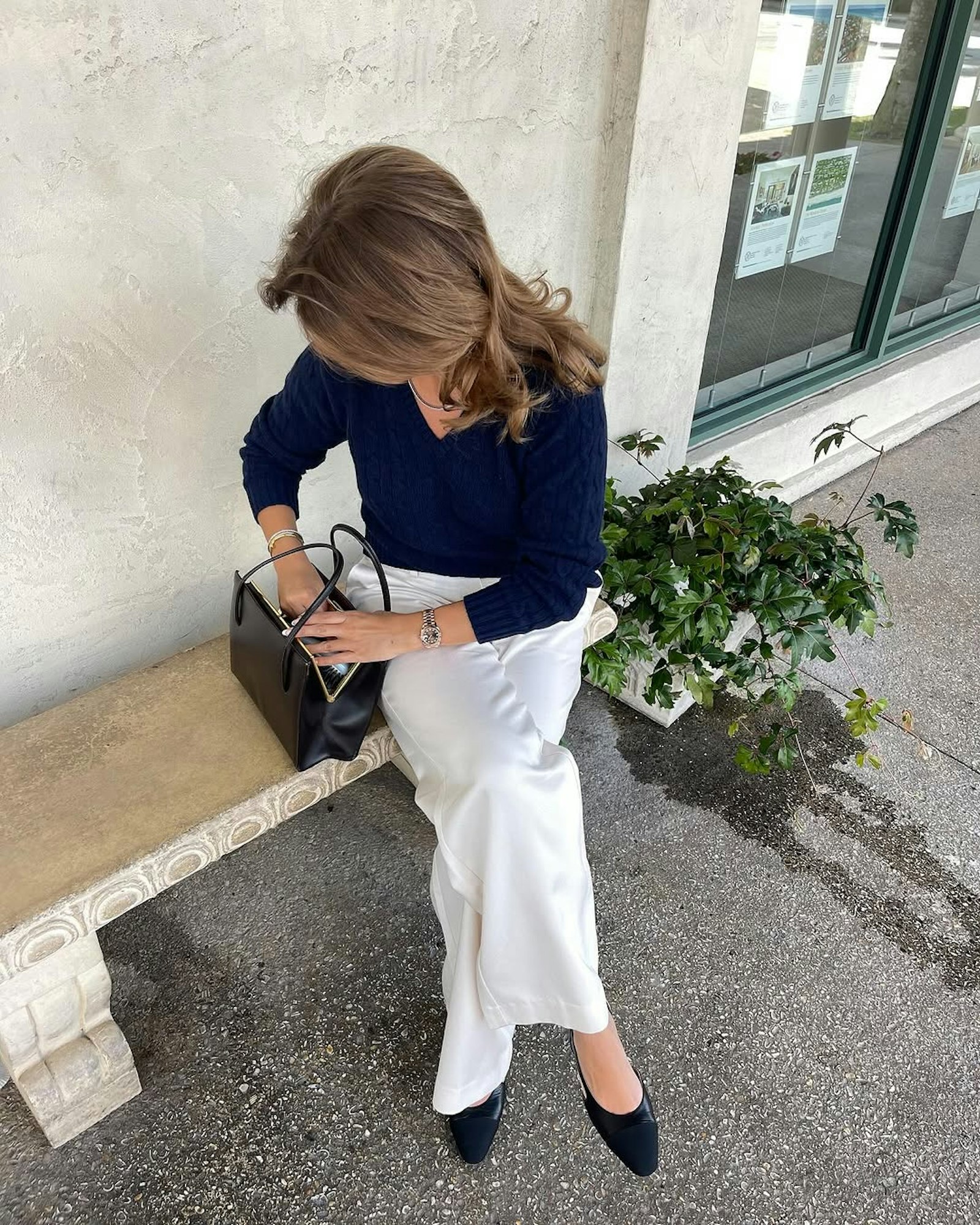 Occasion Pants Hvid