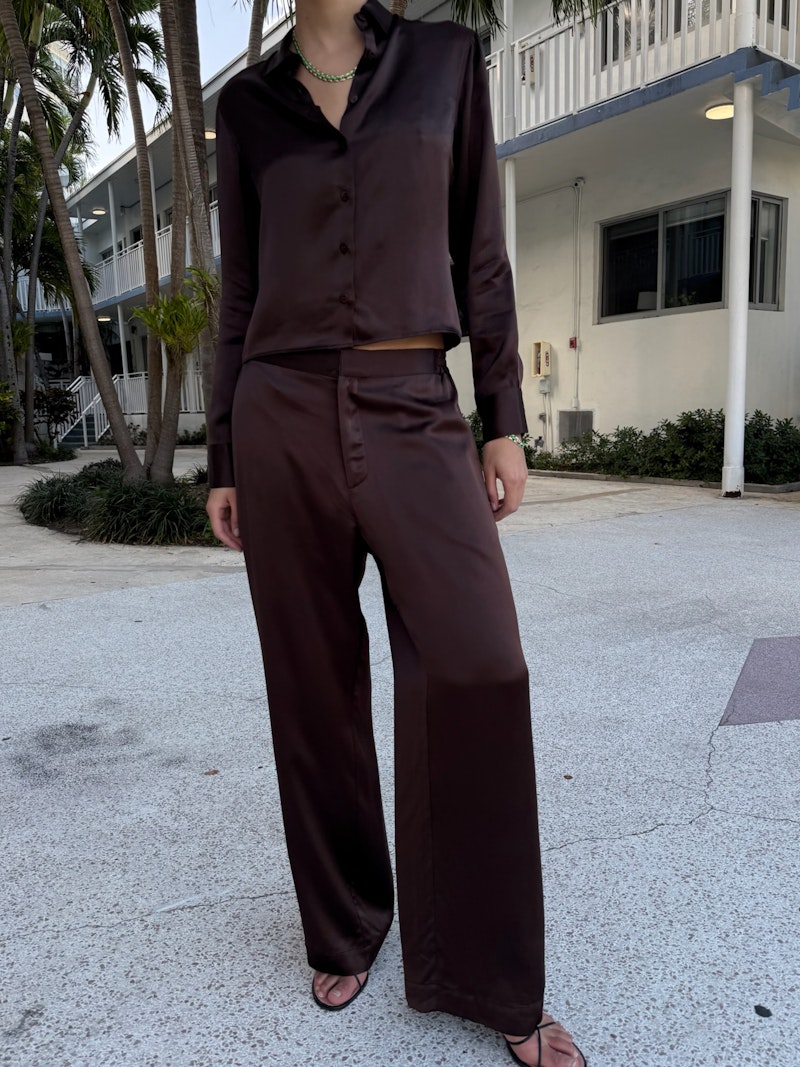 Satin Viscose Pants
