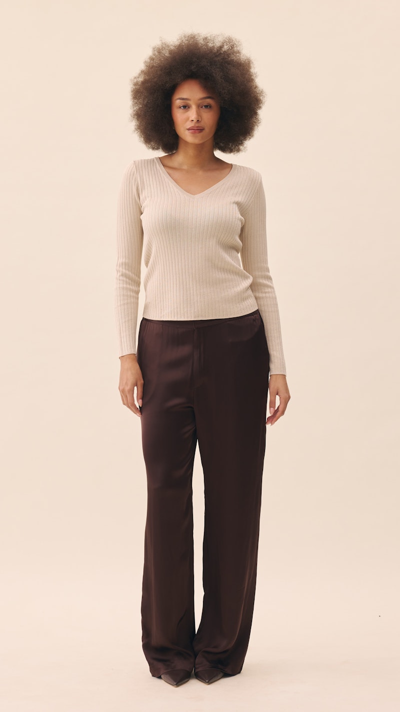 Satin Viscose Pants Tall