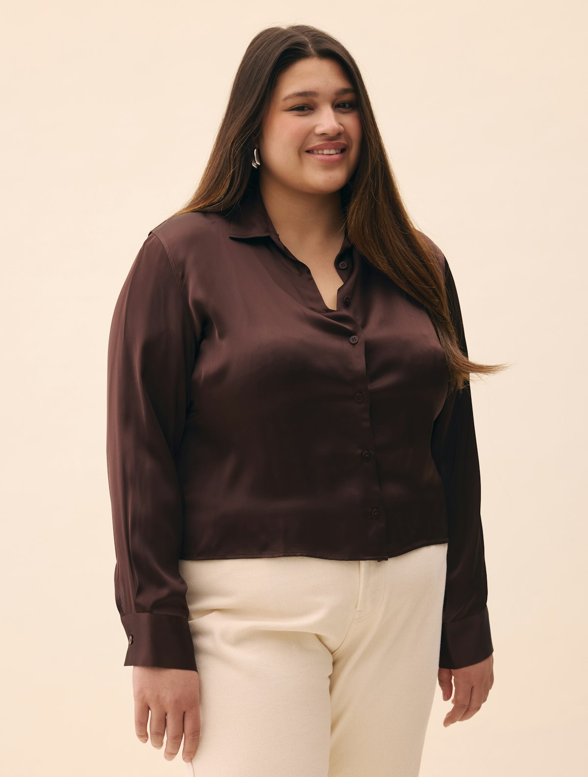 Little Viscose Shirt Dark Mocha