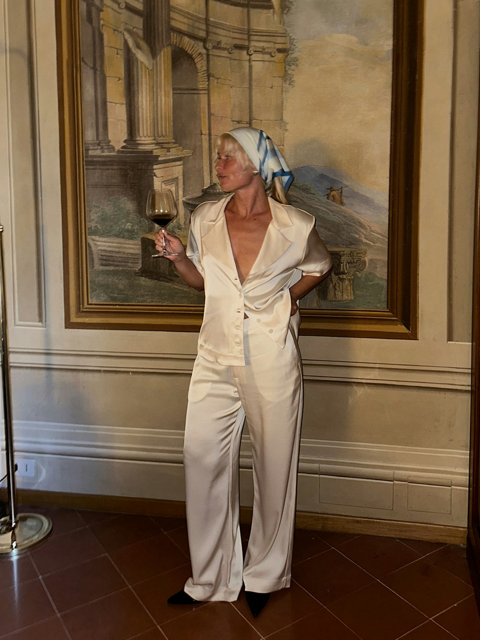 Satin Pants Ivory