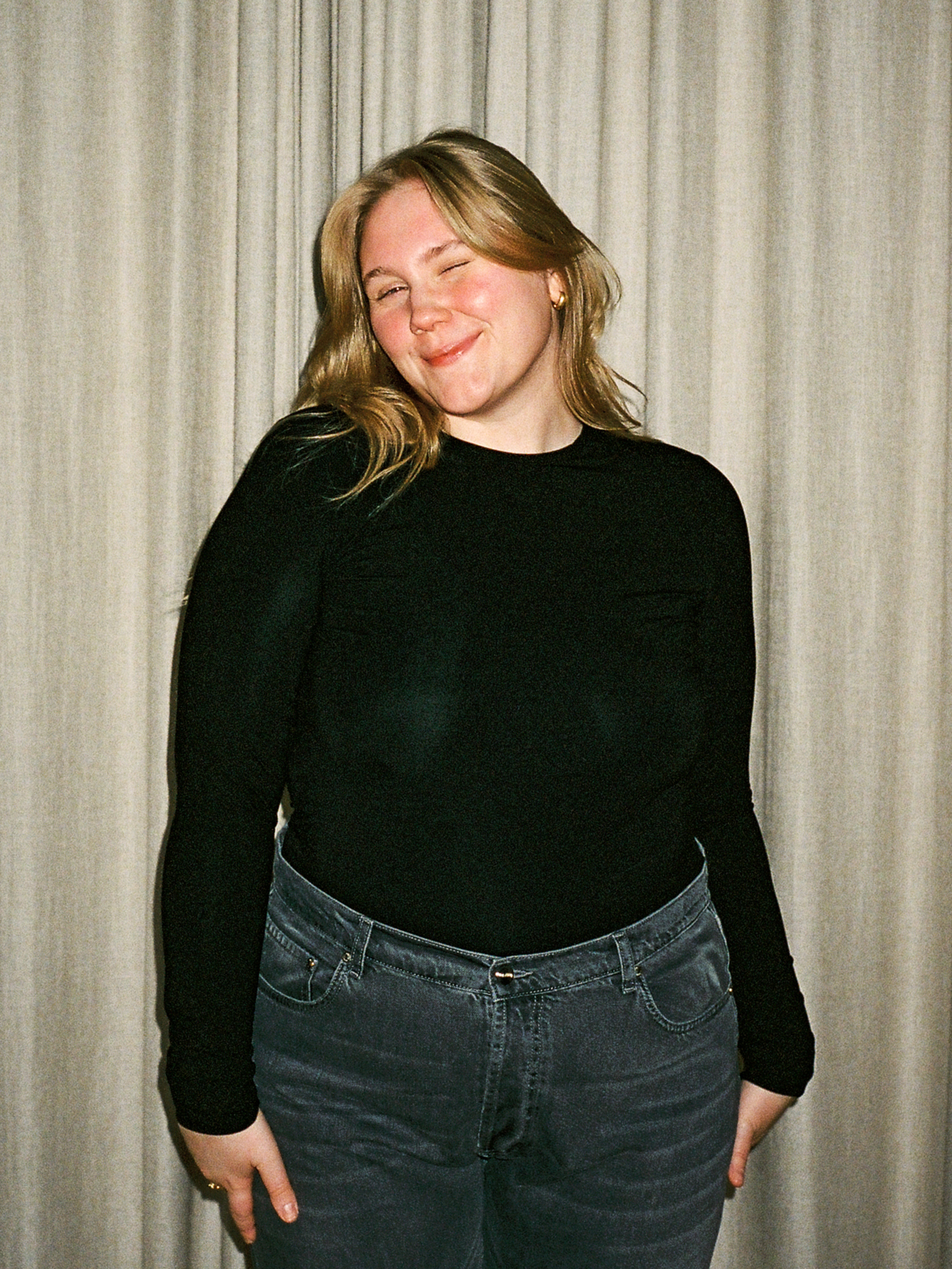 Daily Long Sleeve Top Black - Black | Djerf Avenue