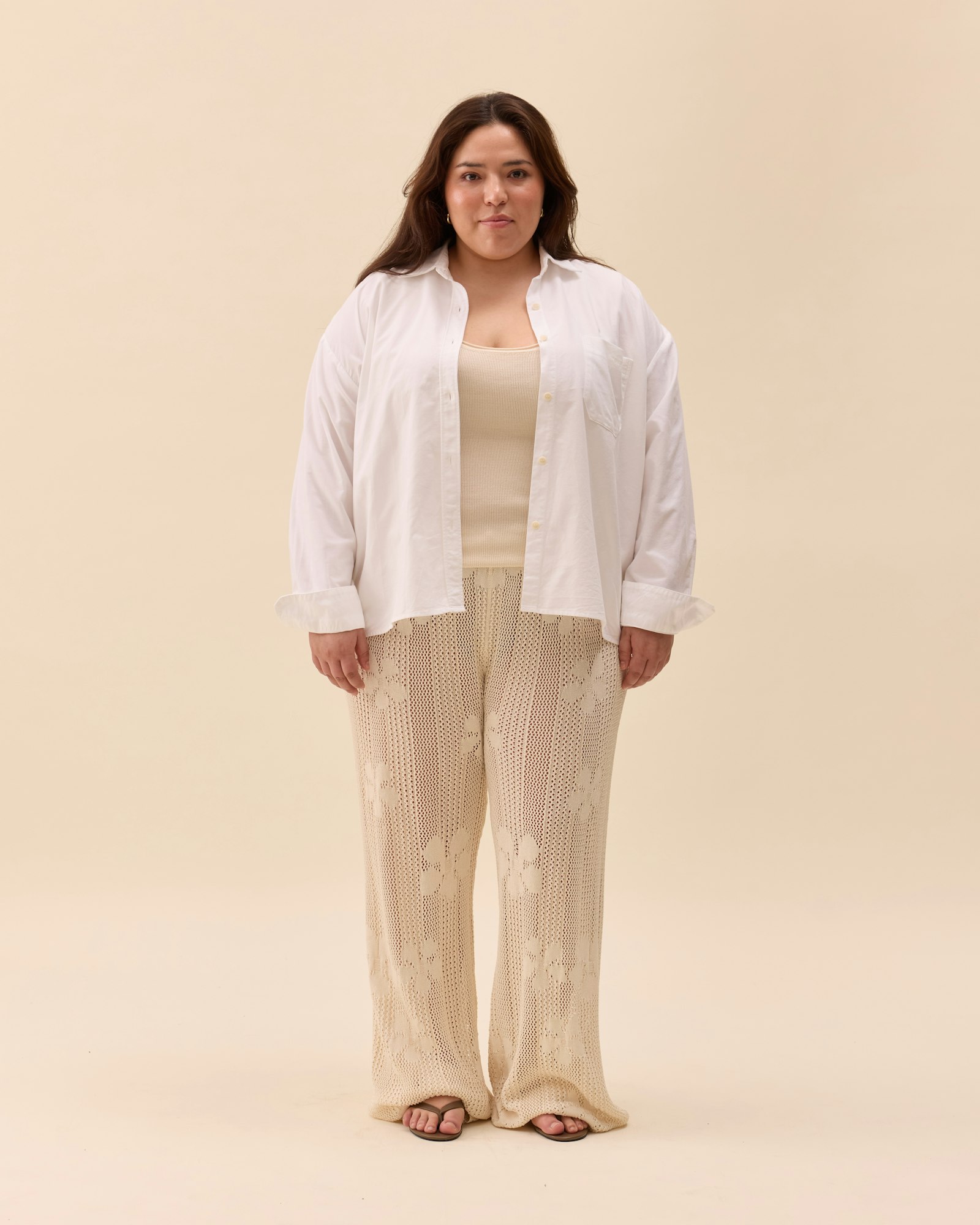 Flower Pants Ivory