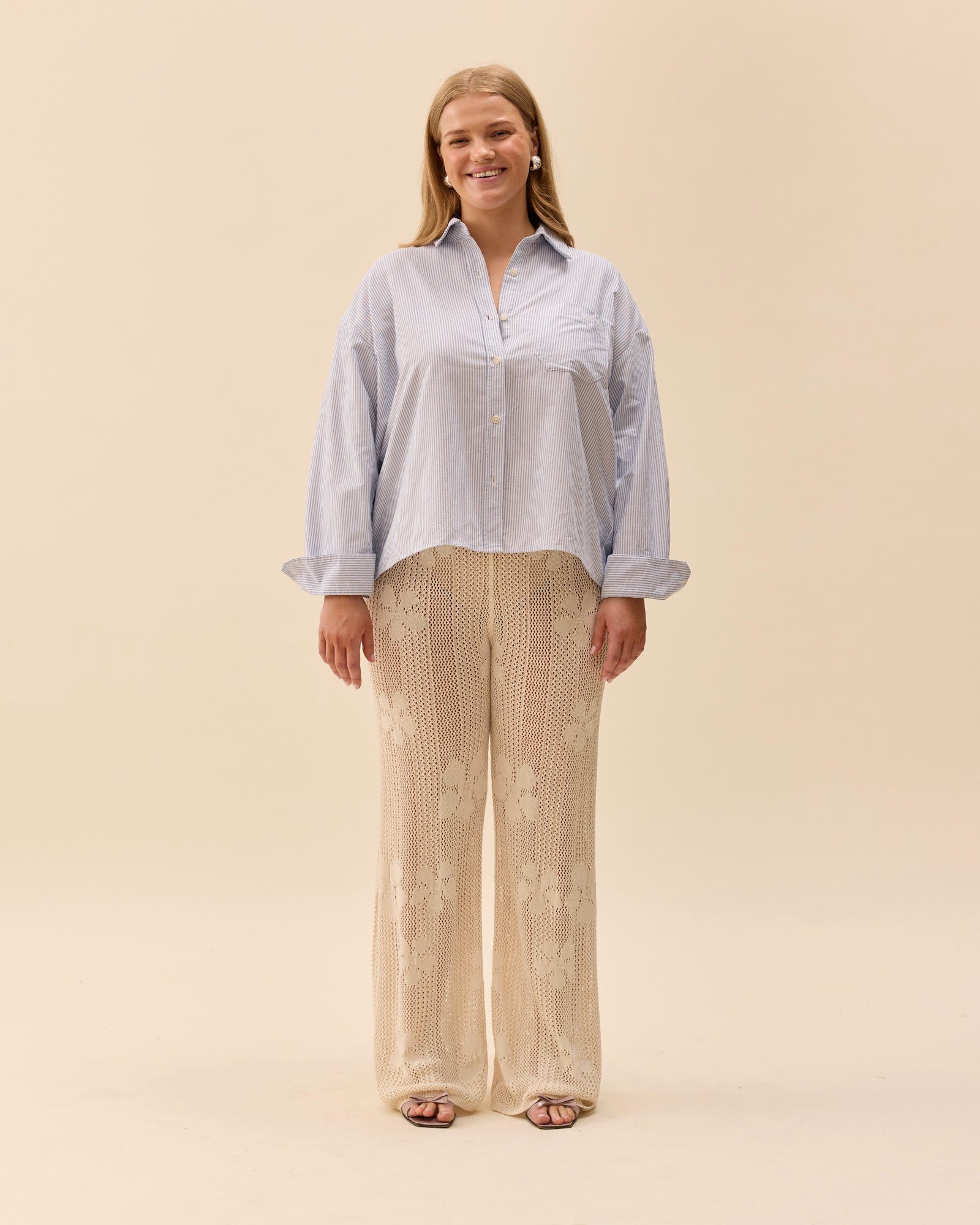 Flower Pants Ivory