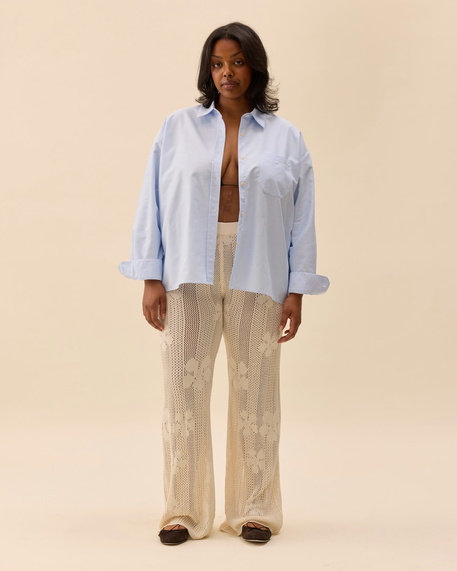Flower Pants Ivory