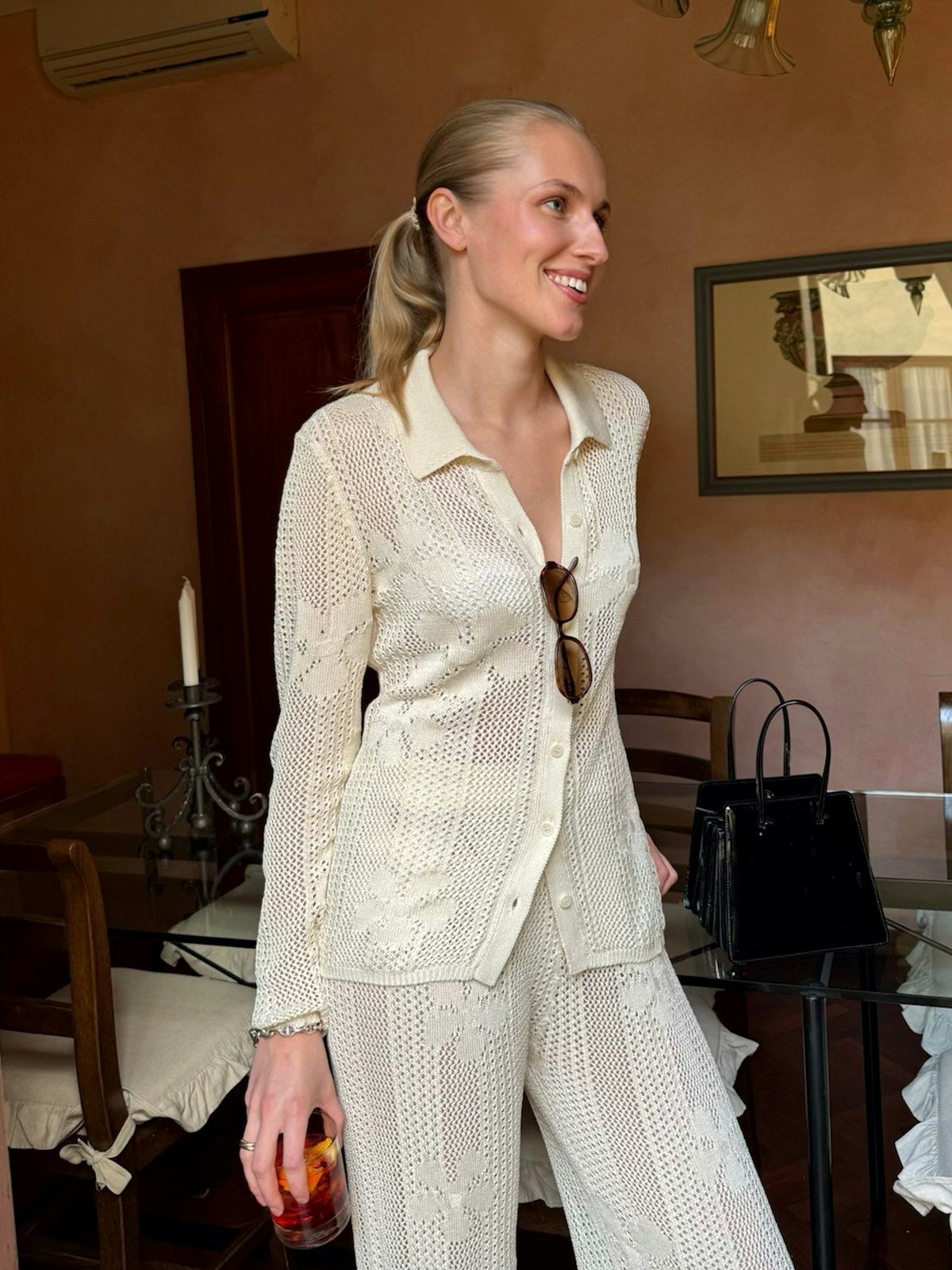 Flower Shirt Ivory