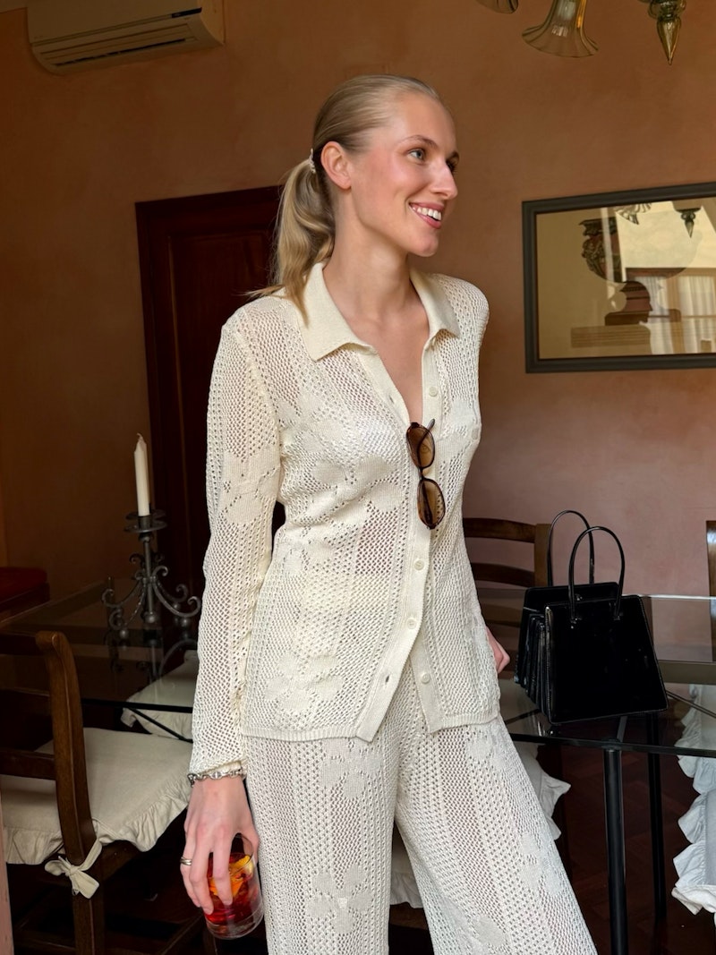 Flower Shirt Ivory
