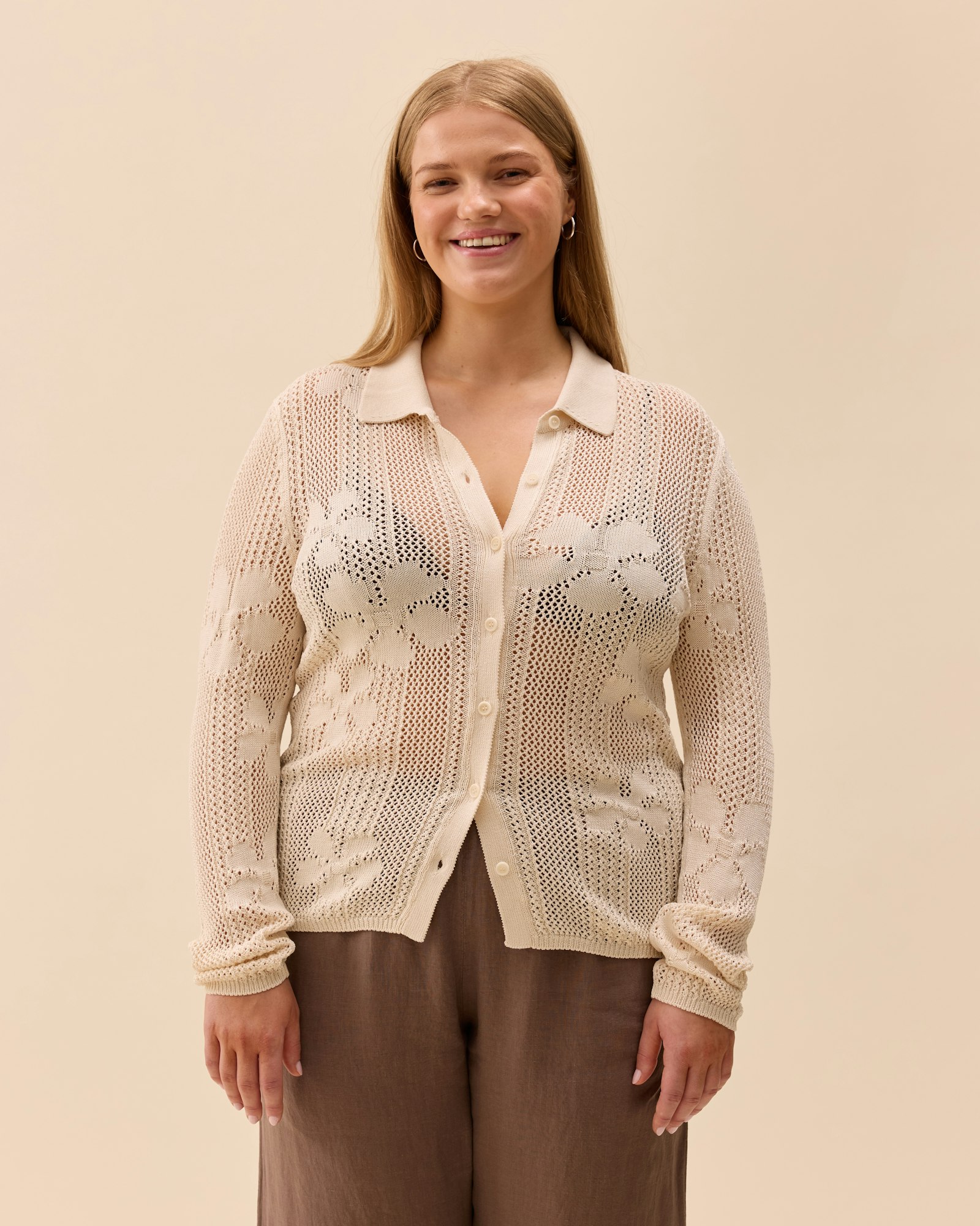 Flower Shirt Ivory