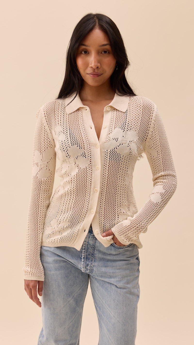 Flower Shirt Ivory