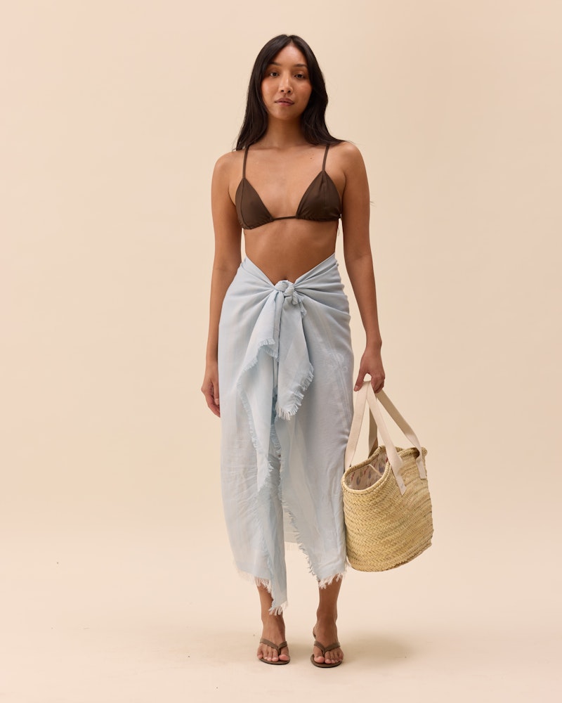 Beach Scarf DA Seaside Blue