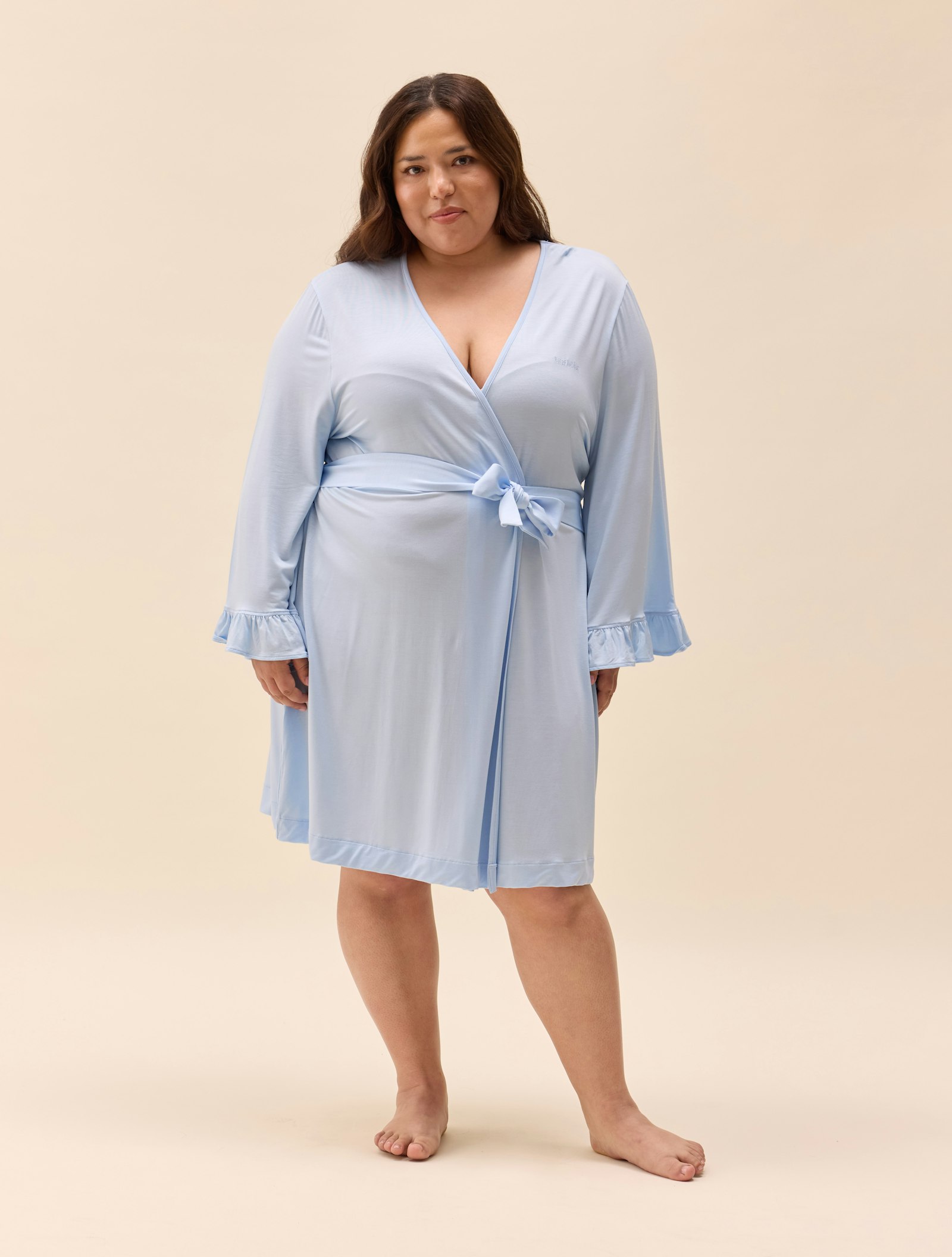 Go Slow Short Robe Blue