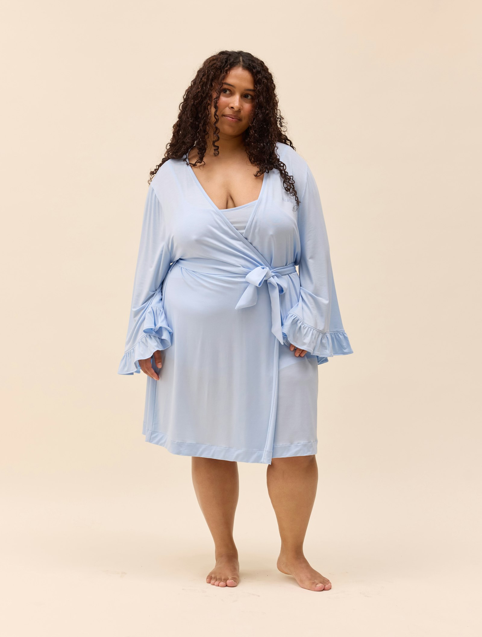 Go Slow Short Robe Blue