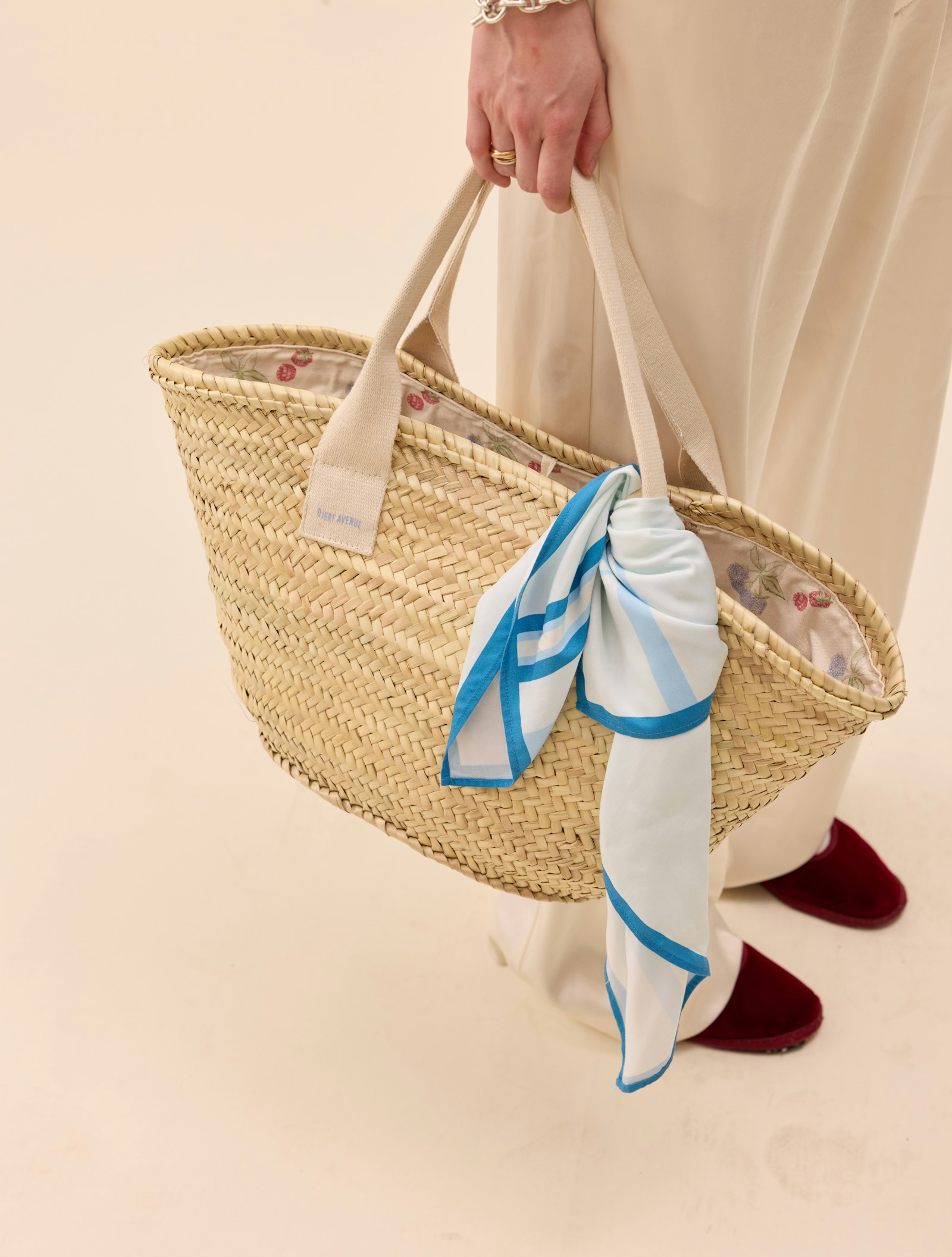 Summer Straw Bag Summer Berries