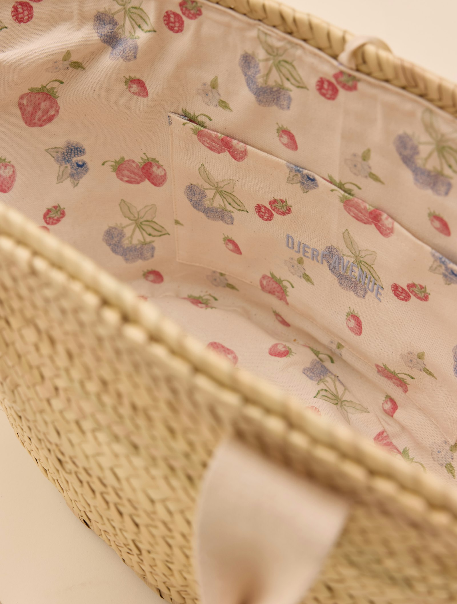 Summer Straw Bag Summer Berries