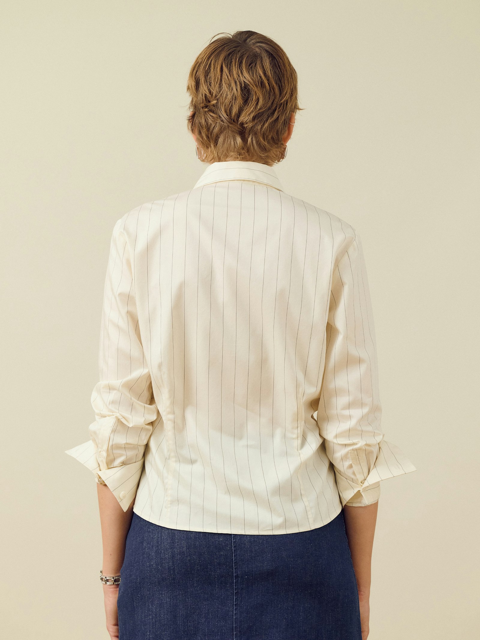 Fitted Shirt Pinstripe