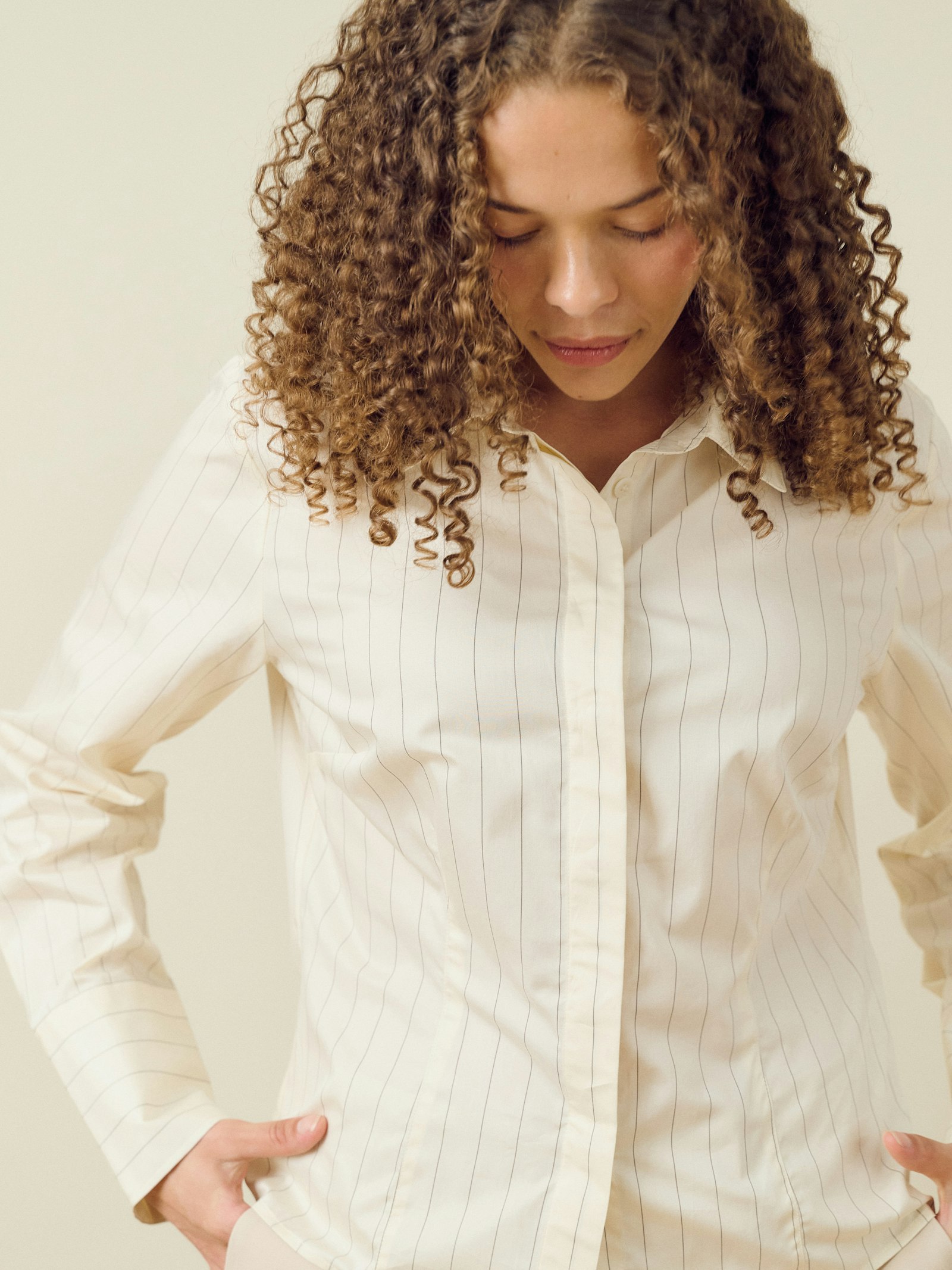 Fitted Shirt Pinstripe