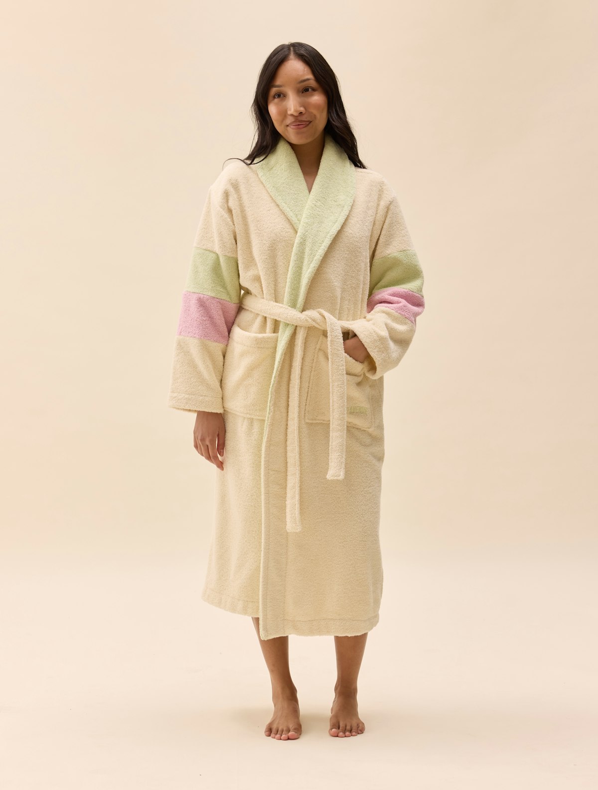 Robe Striped Sleeve Gelato