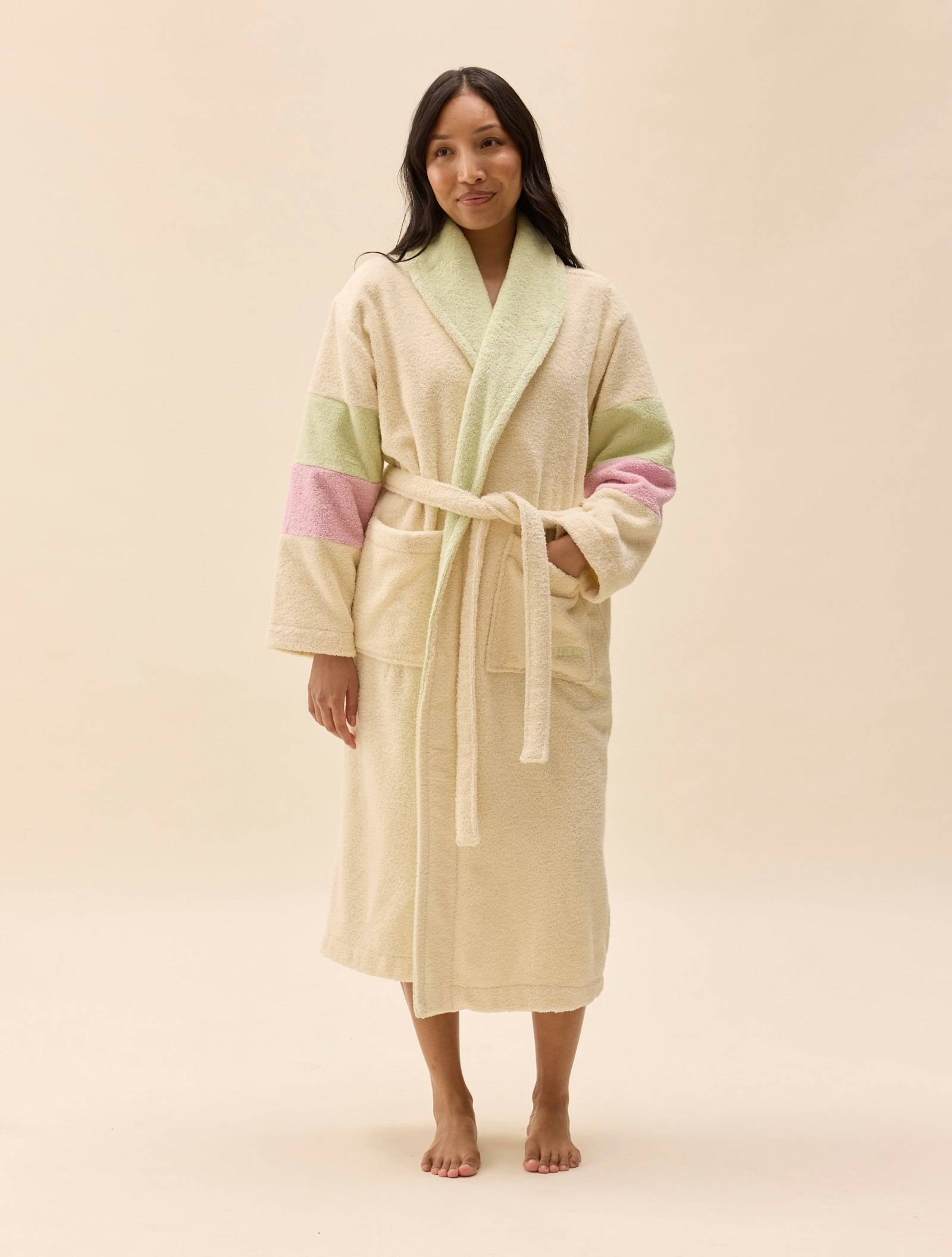 Robe Striped Sleeve Gelato