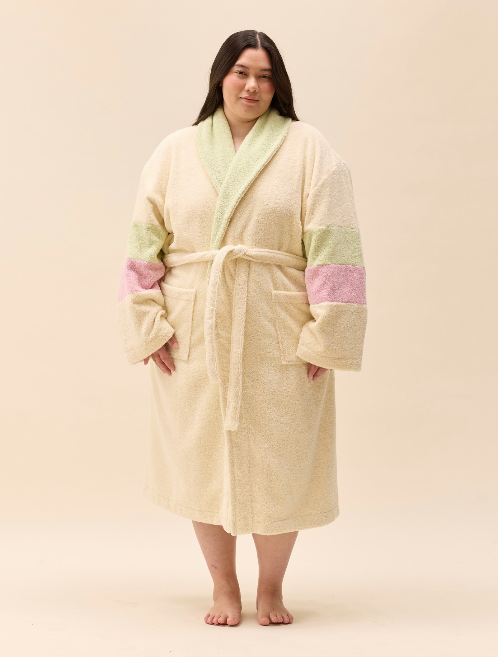 Robe Striped Sleeve Gelato