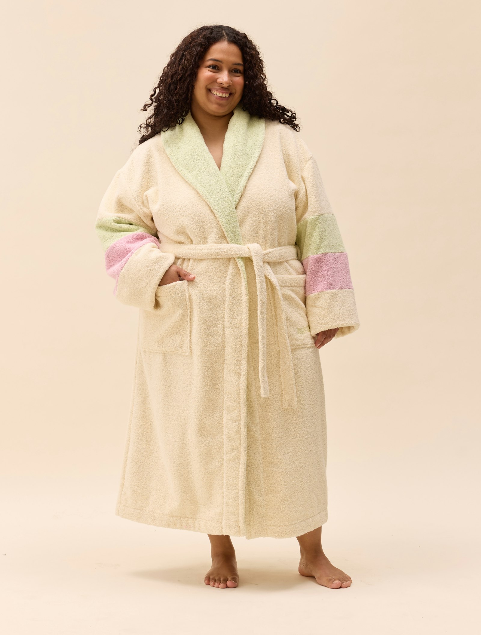 Robe Striped Sleeve Gelato
