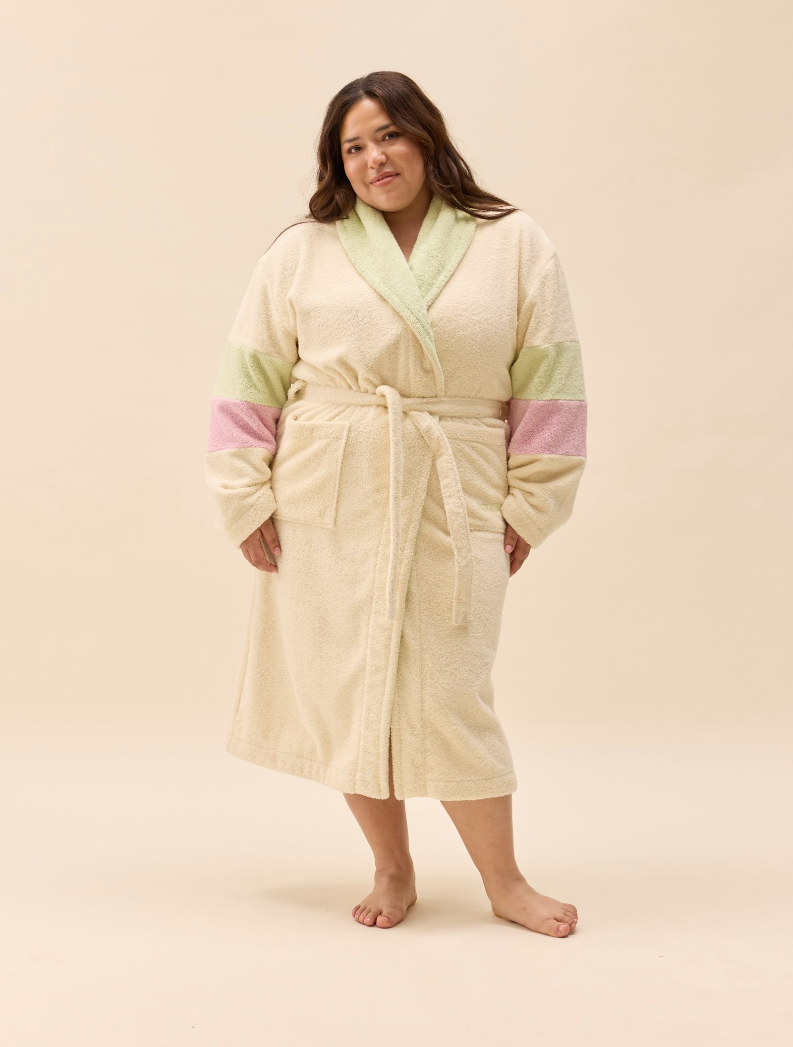 Robe Striped Sleeve Gelato
