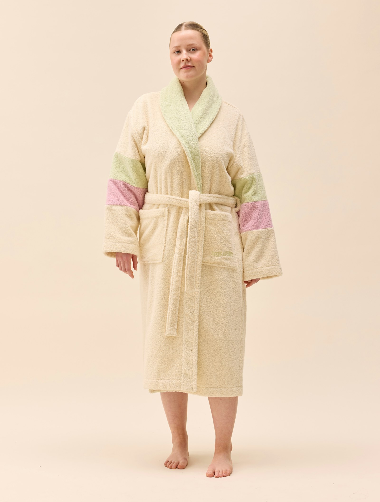 Robe Striped Sleeve Gelato