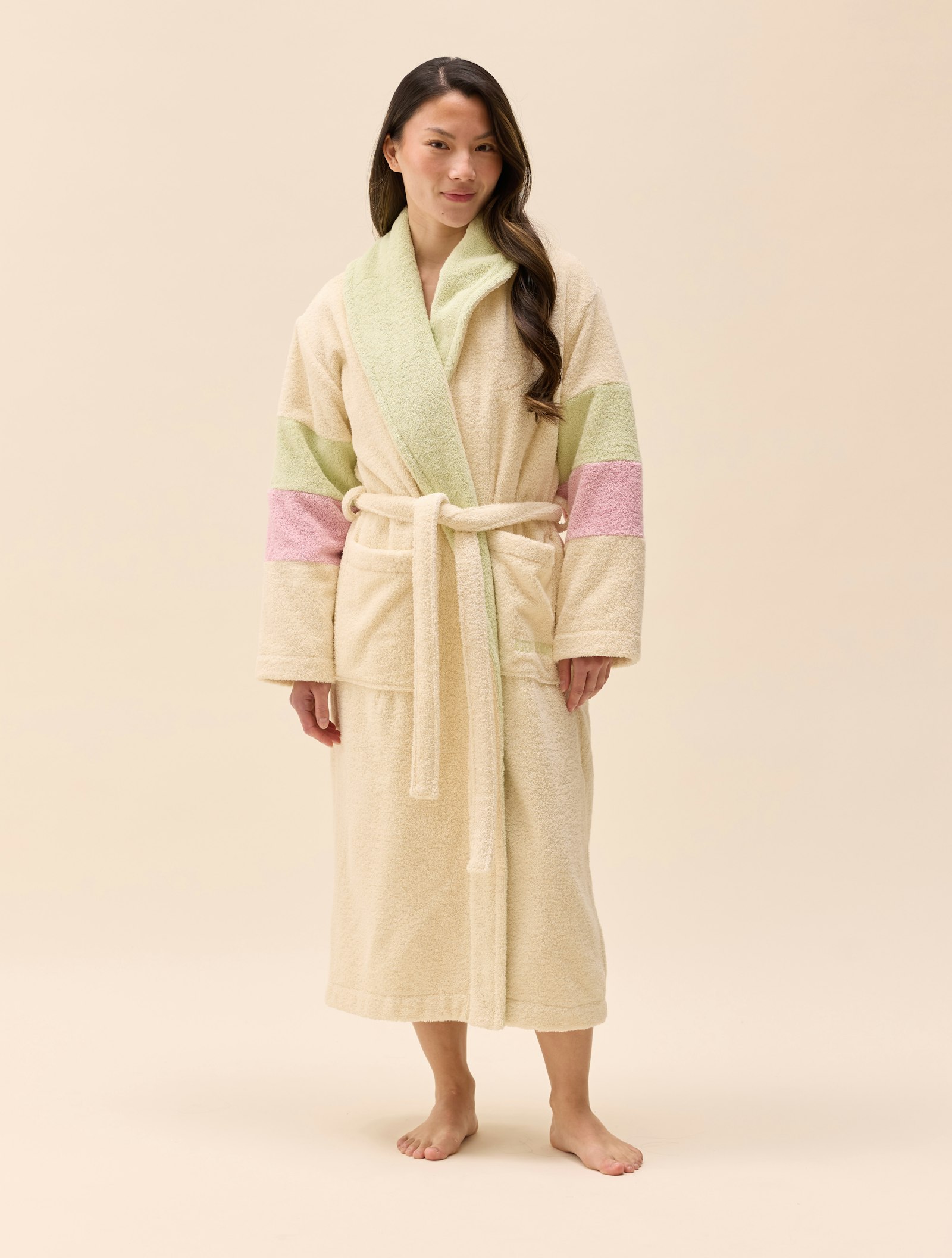 Robe Striped Sleeve Gelato