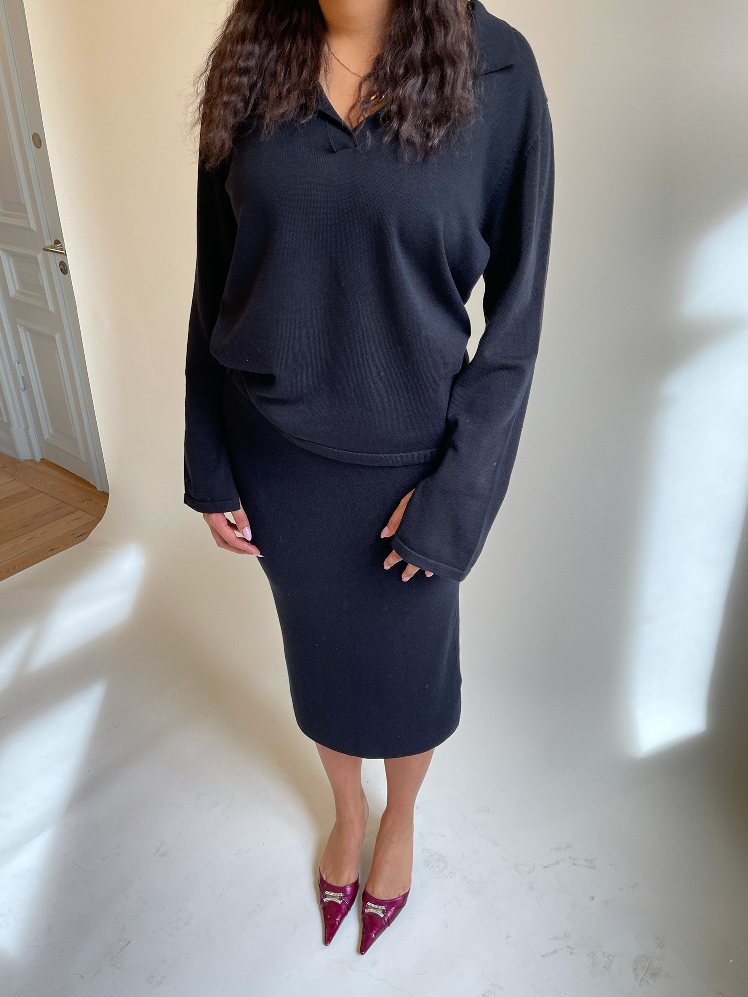 Getaway Top Black - Black | Djerf Avenue