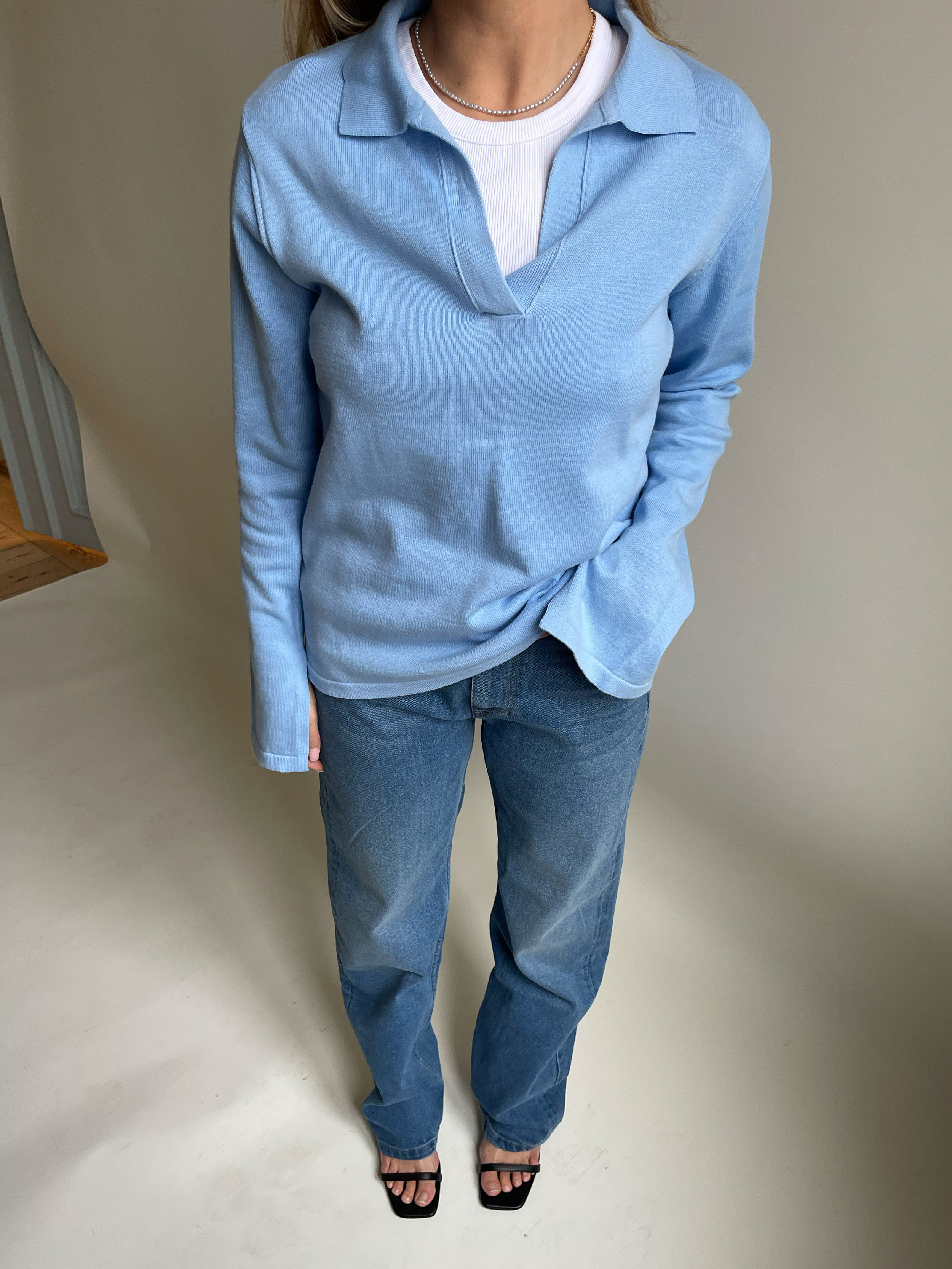 Getaway Top Blue - Blue | Djerf Avenue